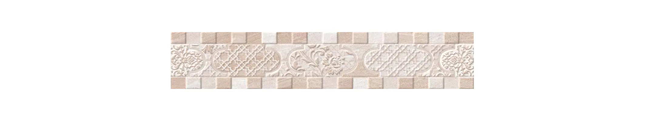 Бордюр настенный Ternura (Тернура) 75х400 бежевый 10212001903 Global Tile