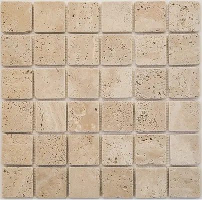 Мозаика каменная Organic (Matt) 305х305 бежевая Bonaparte mosaic