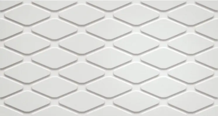 Плитка 3D White Rhombus Matt 305х560 600010002253