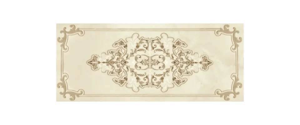 Декор настенный керамический Visconti (Висконти) beige decor 02 250х600 Gracia Ceramica