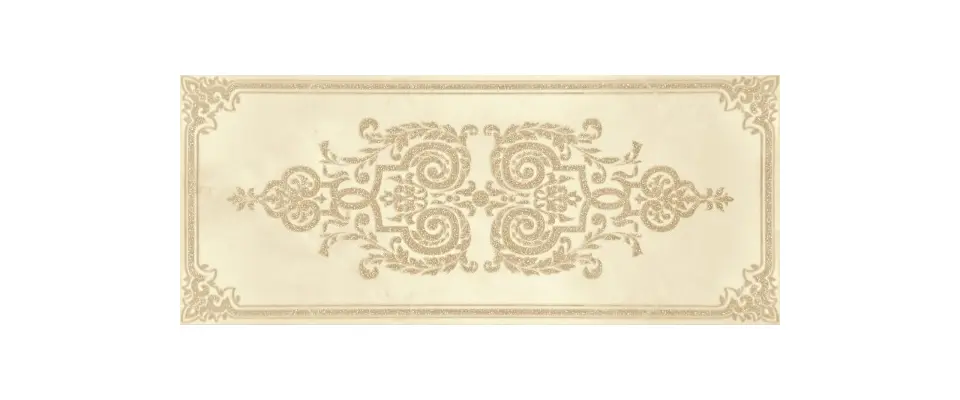 Декор настенный керамический Visconti (Висконти) beige decor 03 250х600 Gracia Ceramica